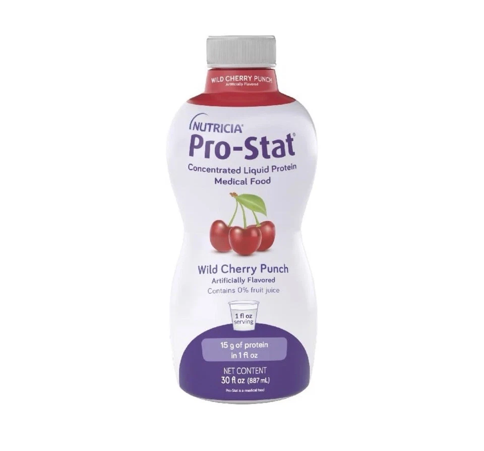 Alimento médico con proteína líquida concentrada Pro-Stat - ponche de cereza silvestre, 30 FI oz Foto 1 de 1