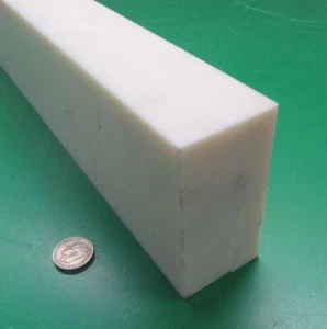 ABS Natural Bar, 2.0" Thick x 4.00" Wide x 24" Length - Picture 1 of 6