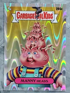 #284a MANNY Heads - 2024 Topps Garbage Pail Kids Chrome Series 7 - DROOL - Imagen 1 de 2