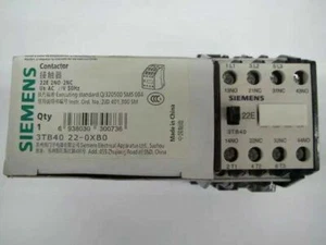 Contactor de aire acondicionado Siemens 3 TB4022-0XB0 AC24V nuevo #YY0 - Imagen 1 de 3