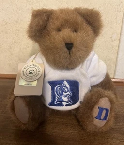 Boyd's University Bears DUKE BLUE DEVILS Bear Boyds Plush Teddy 2005 Vintage 10” - Picture 1 of 6