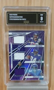 R. Moss, C. Carter, J. Addison, 2023 Panini Phx Patch Regeneration #REG-4 #/50 - Picture 1 of 2