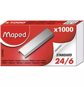 More details for 1000 x 24/6 26/6 staples, no 56 staples -fits most  staplers maped
