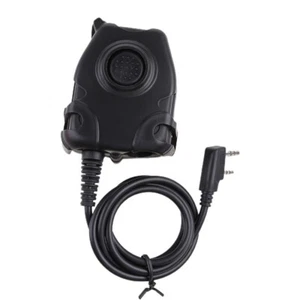 Z Tactical Military Headset PTT Waterproof Adapter For Kenwood Puxing Wouxun - Picture 1 of 4