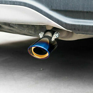 For Honda Civic Car Exhaust Pipe Tip Rear Tail Throat Muffler Stainless Steel