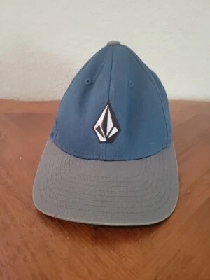 Volcom Cap Hat Blue Youth One Size Flexfit  - Image 1 of 4