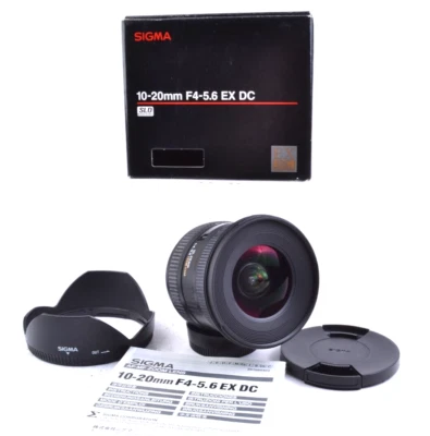 Sigma 10-20mm f/4-5.6 EX DC HSM w/ Lens Hood for Nikon AF #PS-65525 - Image 1 of 4