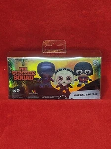 Juego de 3 clips de bolsa figurativos exclusivos de Walmart The Suicide Squad con pacificador - Imagen 1 de 4