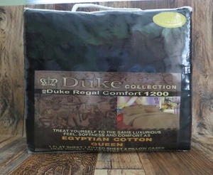 Sheet Set Queen 6pc - BLACK - 1200tc - Microfiber - Picture 1 of 4