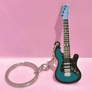 Guitar Keychain 8 Color You Pick US Seller Free Shipping - Picture 1 of 9