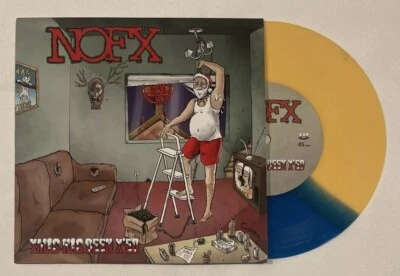 NOFX - Xmas Has Been X’ed / New Years Revolution 7” Color Vinyl Fat Wreck 2012 - Image 1 of 4