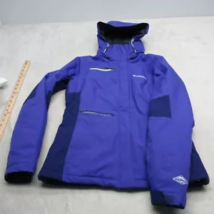 Columbia Omni Heat Ski Jacket Women Medium Blue Full Zip Whirlibird Waterproof - Picture 1 of 22