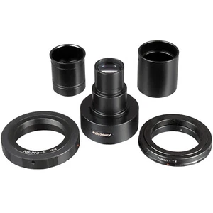 AmScope Canon & Nikon SLR/DSLR Camera Microscope Adapter 2X Magnification - Picture 1 of 5