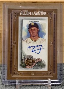 2022 Topps Allen and Ginter Framed Mini Autographs #MAMMA Manny Machado AU!!