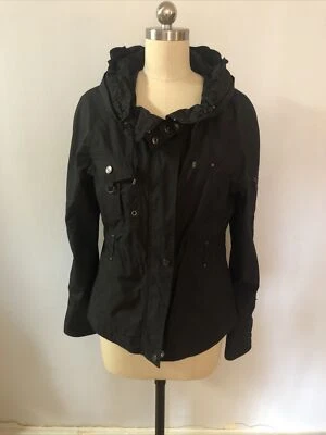 Chaqueta cortavientos Cole Haan forrada negra talla M  Foto 1 de 4