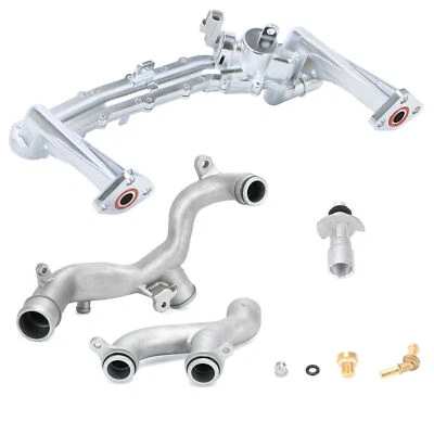 Upgraded Metal Coolant Water Pipe System Kit for Jaguar XE XF XJ F-Pace F-Type - Image 1 of 4