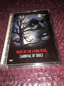 NIGHT OF THE LIVING DEAD/CARNIVAL OF SOULS (DVD, 2004) 2 In 1 Horror Movies 🎥 - Picture 1 of 4