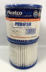 Pool Filter Twin Pack Fits Intex Size D-Walmart Type 1 -PBW4PAIR-Unicel C-4313 - Picture 1 of 7