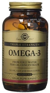 Solgar. Triple Strength Omega-3 Softgels (100) BBE 07/2027 - Picture 1 of 1