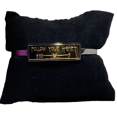 Brazalete Brazalete Rústico “Sigue Tu Corazón” Nuevo Foto 1 de 4