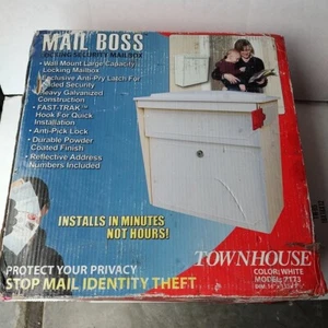 Mail Boss Post-Mount Mailbox w/ High Security Reinforced Locking System #7173 - Picture 1 of 9