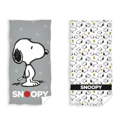 CARBOTEX Snoopy Peanuts Badetuch Handtuch Strandtuch Duschtuch 70 x 140 cm