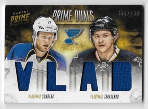13/14 PANINI PRIME DUALS JERSEY Vladimir Tarasenko/Vladimir Sobotka #155/200 - Picture 1 of 1