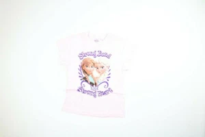 Girls Disney Frozen Pink T Shirt Large L NEW! NWT - Picture 1 of 3