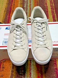 Size 13 - PUMA Suede Premium Alpine Snow 398424-02 - Picture 1 of 8