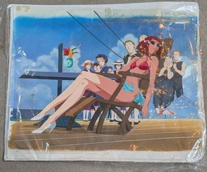 1999 Huge Pan Master Of Mosquiton Inaho Hitomebore Anime Production Cel & Back - Bild 1 von 3