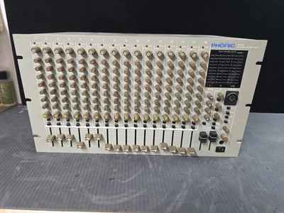 Mezclador de audio en rack PHONIC PMX1600 16 CANALES probado funcionando Foto 1 de 4
