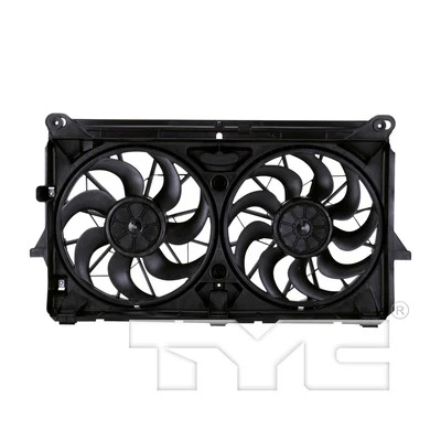 Conjunto de ventilador condensador y radiador doble TYC para Cadillac Escalade EXT 2007-2013 Foto 1 de 4