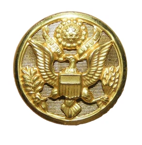 Botón militar actual del ejército de Estados Unidos hecho por Waterbury, Co. fx - Imagen 1 de 2