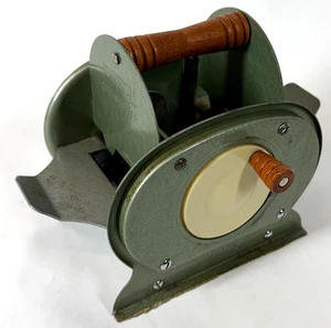 Vintage Johnson Nestor Pressed Metal Crank Card Bridge Hearts Deck Shuffler - Picture 1 of 10