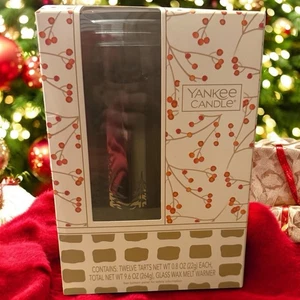 Yankee Candle Holiday Wax Melt Warmer Set Christmas Trees 12 Tarts Brand New - Picture 1 of 7