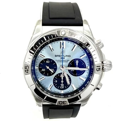 New BREITLING Stainless Steel & Platinum Chronomat B01 42 Chronograph PB0134 - Image 1 of 4