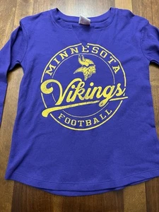 Women's (Teens) NFL MN Vikings Purple Long Sleeve Thermal Top NWT - Picture 1 of 8