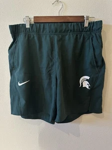 Nike Flex Michigan State Spartans Shorts 8" Team Issued ungefüttert Herren Größe L - Bild 1 von 4
