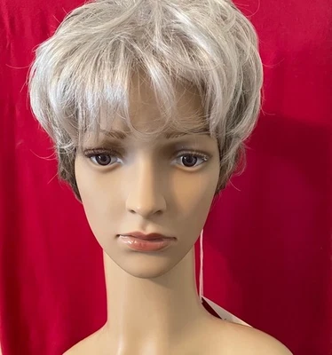 RENE из PARIS лучшего качества парики сделано в Индонезии размер средний серый белый новый - Изображение 1 из 4