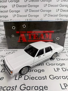GREENLIGHT 1980 Chevrolet Caprice Classic White The A-Team 1:18 Diecast - Picture 1 of 4