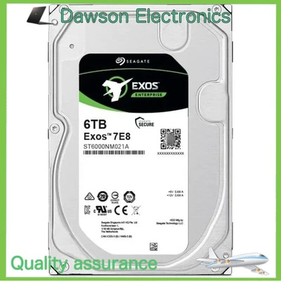 Seagate Exos 7E8 6TB Sata 256MB 3.5" 7.2K HDD Hard Disk Drive ST6000NM021A - Image 1 of 4