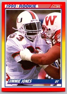 1990 Score Jimmie Jones Rookie Dallas Cowboys #623 - Picture 1 of 2