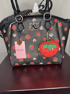 Juicy Couture Sweet N Juicy FR Tote Strawberry White Brand New With Tags - Picture 1 of 4