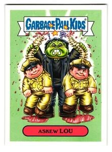 Askew Lou 2018 Garbage Pail Kids Frankenstein Monster Parodie genaue gezeigte Karte - Bild 1 von 2