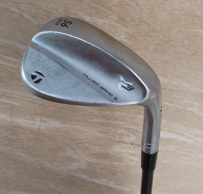 TAYLORMADE MILLED GRIND 3 SAND WEDGE 56 LOFT GRAPHITE SHAFT MG3 LB 8 BOUNCE - Image 1 of 4