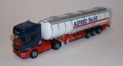 HERPA Scania 144L 330 + semi-remorque citerne "Alfred Talke" HO 1/87 - Photo 1/4