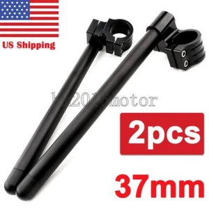 37mm Fork Tube Riser Clip-On Handlebar For Kawasaki EX Ninja 250R 300 500 500R - Bild 1 von 8