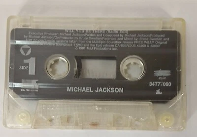 Michael Jackson WILL YOU BE THERE (Cassette 1991 Epic) Single Radio Edit  - Image 1 of 4
