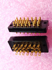 New ListingKS14173 and KS14160 Connector Pair WESTERN ELECTRIC - 20 position Gold Contacts