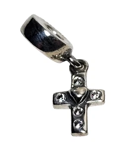 Pandora Sterling Hänger CZ Kreuz Charm - 790355CZ - S925 ALE - KOSTENLOSER VERSAND - Bild 1 von 3
